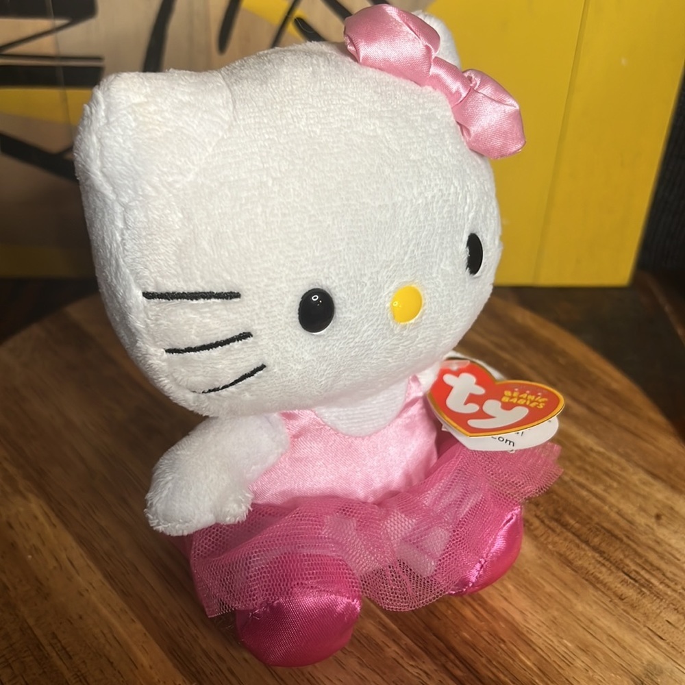 Hello Kitty Ballerina TY Plush 6” by Sarino - Picture 4 of 13